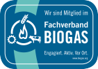 Wir sind Mitglied im Fachverband Biogas. Engagiert. Aktiv. Vor Ort. www.biogas.org