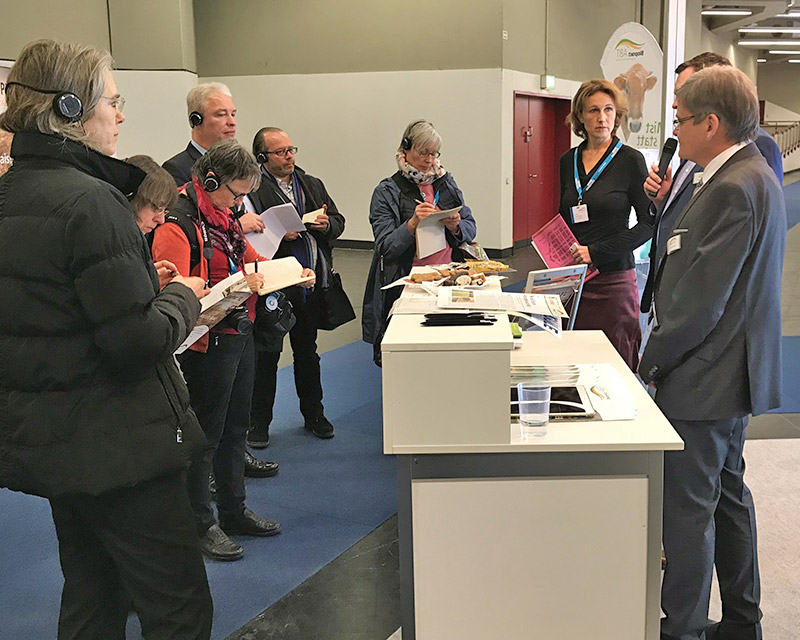 Pressebesuch am Messestand Biopract ABT GmbH auf der Biogas Convention 2017 in Nürnberg