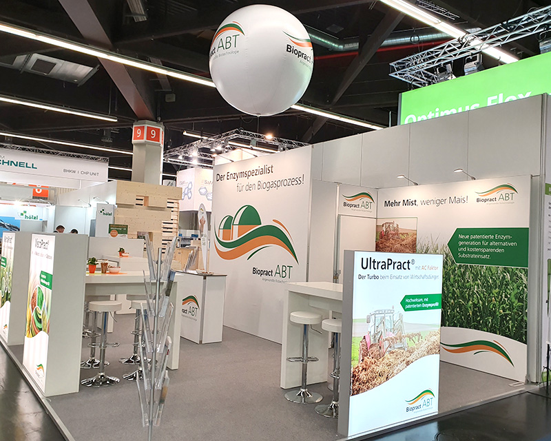 Messestand Biopract ABT GmbH auf der BIOGAS Convention & Trade Fair